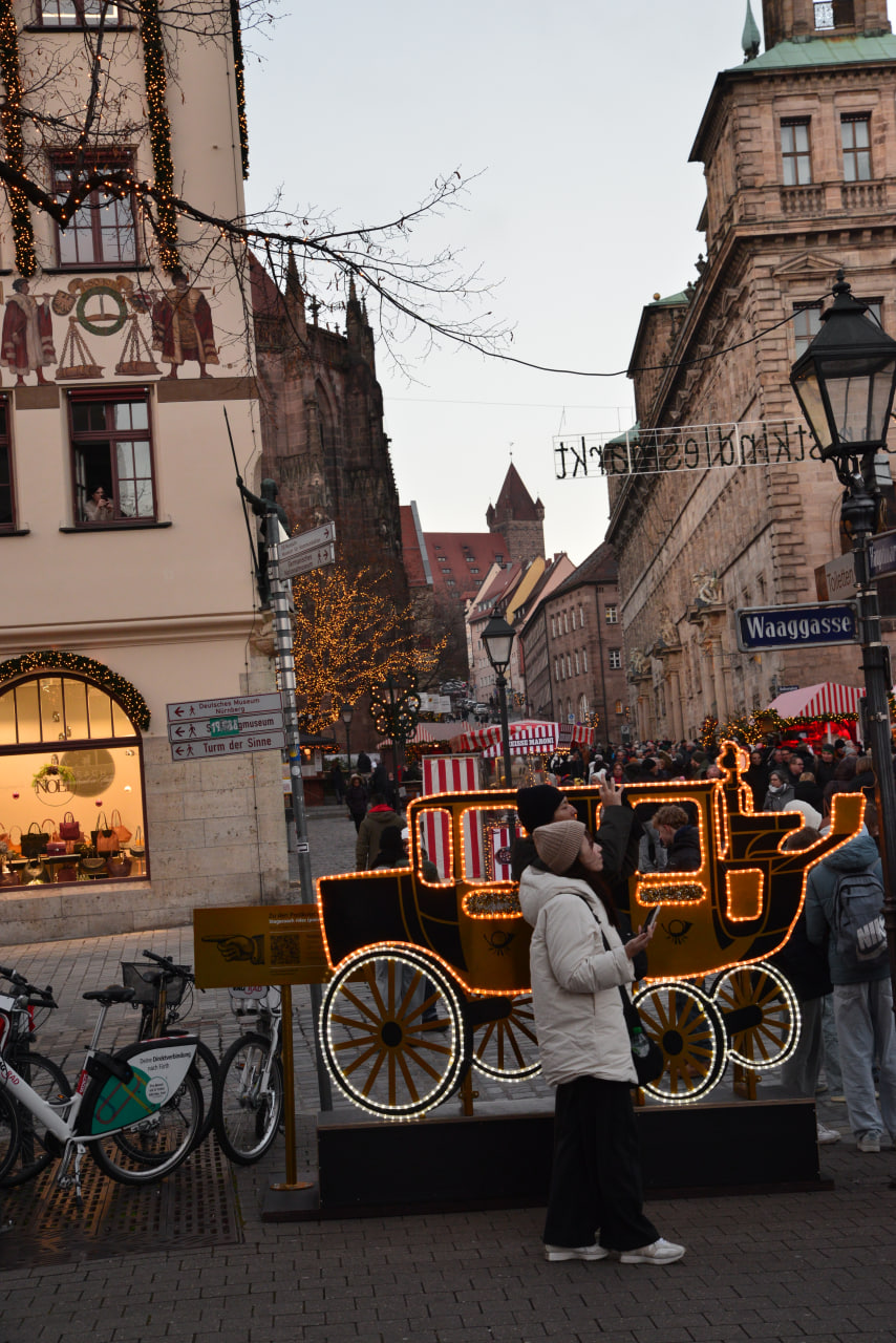 Nuremberg Christmas Market 2025 - Snowy atmosphere