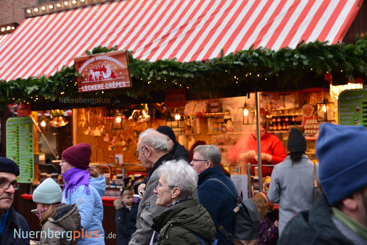 Weihnachtsmarkt Nürnberg 2025 - Familie am Glühweinstand